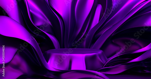 Purple background with stan...