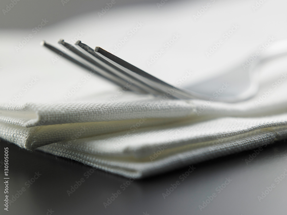 fork and napkin fork and napkin