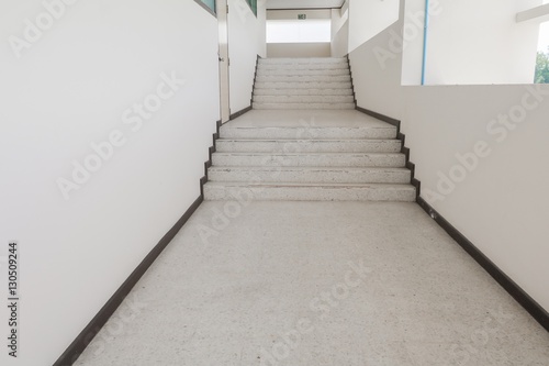 Close up, way Up the Stairs terrazzo ,marble floor