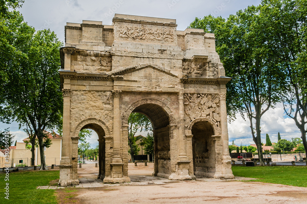 Triumphal Arch of Orange (Arc de Triomphe d Orange). France.