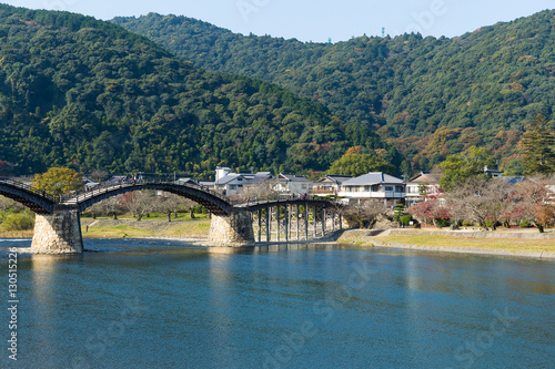Kintai Bridge in Iwakuni of Japan