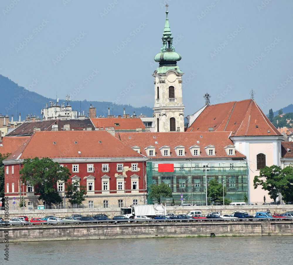 Obraz premium Old church in Budapest, Hungary