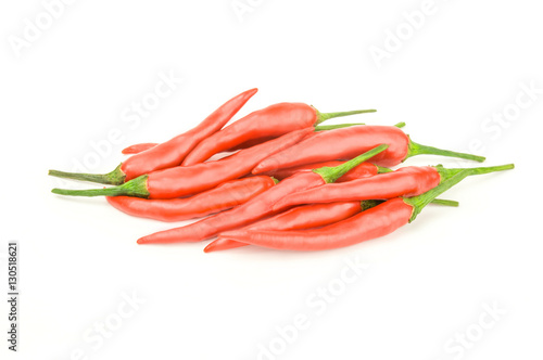 Chili powder isolated on a white background cutout