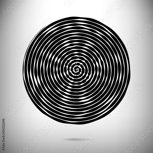 Abstract spiral texture