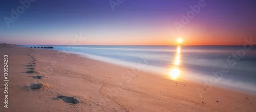 Obraz Kroki wzdłuż plaży