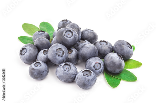 Huckleberry isolated on a white background cutout