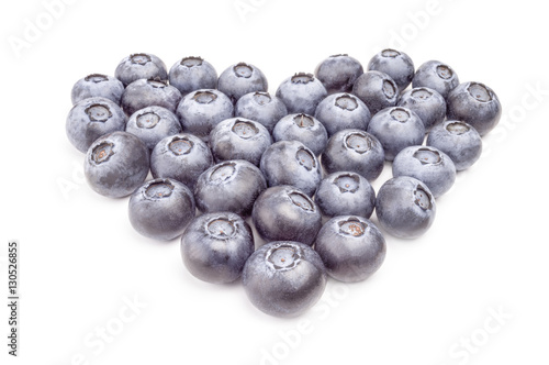 Great bilberry isolated on a white background cutout