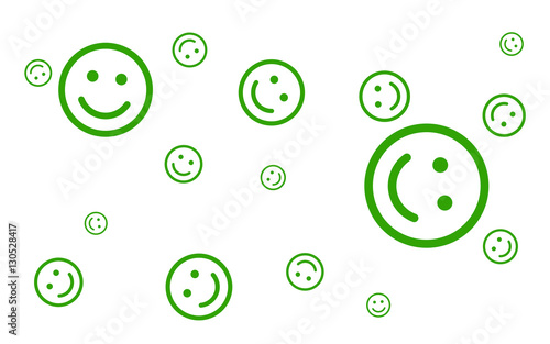 Glückliche Smilies