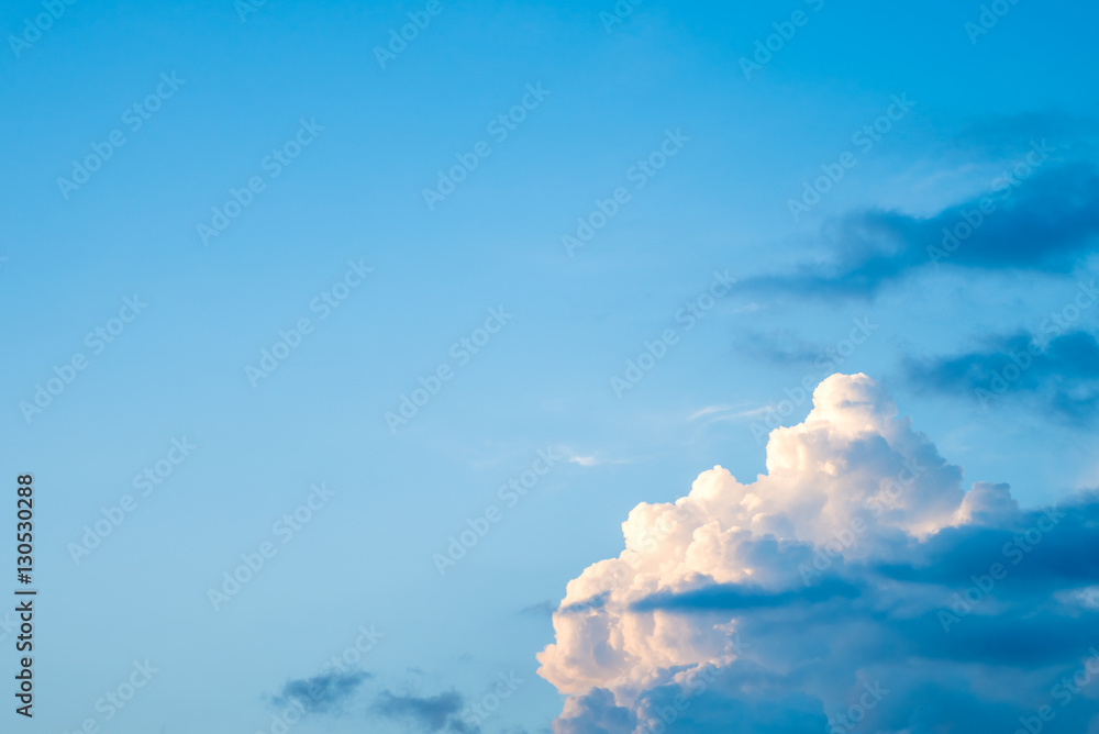 Fototapeta Clouds with blue sky background