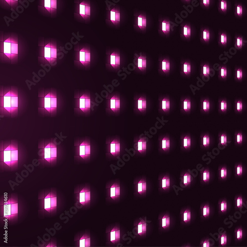 Shining Mosaic Grid Background - Vector Illustration