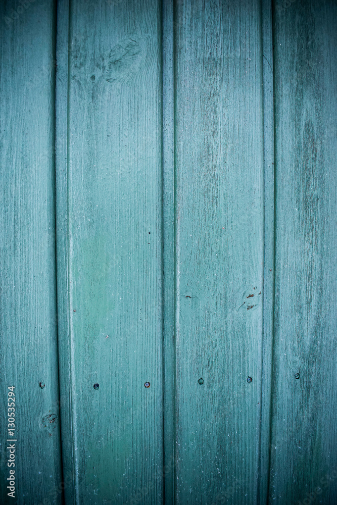 Fototapeta premium Aqua wooden door texture
