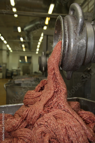 production of minced meat