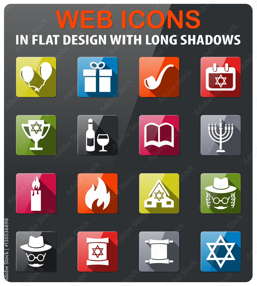 hanukkah icon set hanukkah icon set