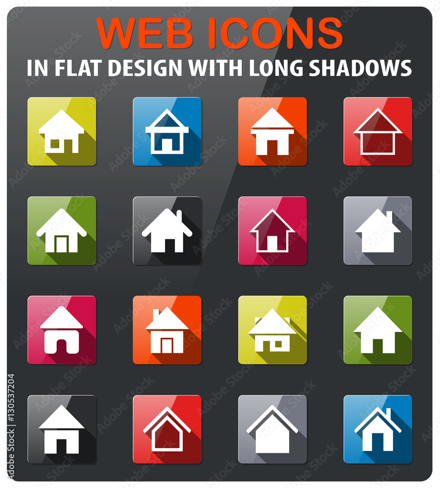 home icon set home icon set