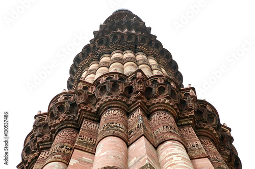 Upper portion of Qutub Minar photo