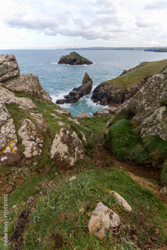 The rumps in cornwall england uk near polzeath