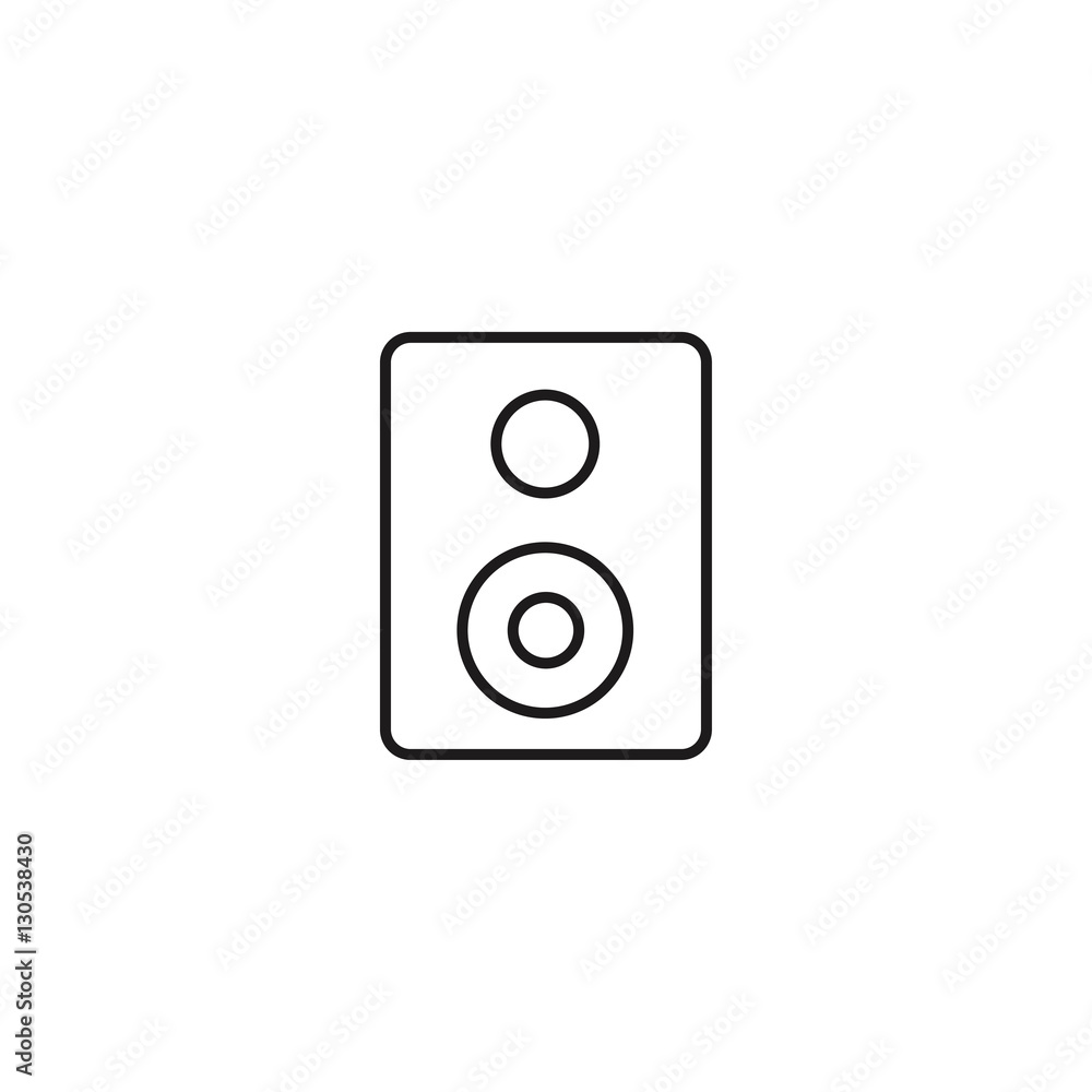 music loudspeaker vector outline icon music loudspeaker vector outline icon