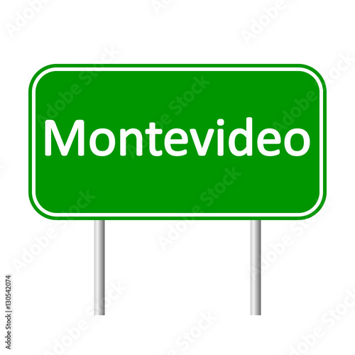 Montevideo road sign.