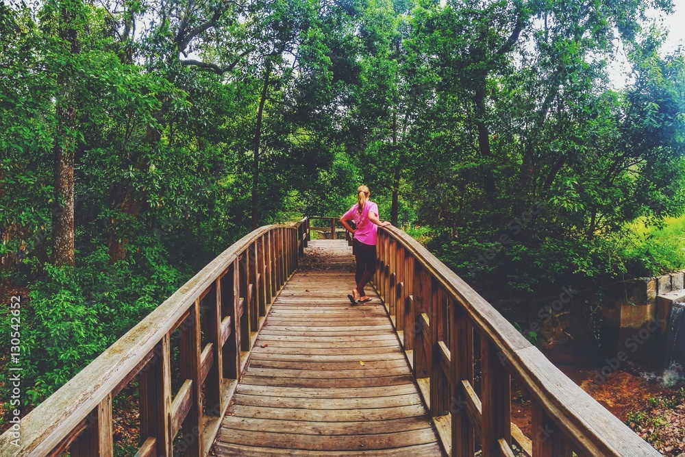 Wooden bridge Wooden bridge