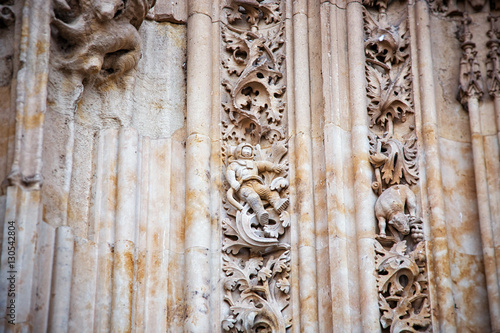 astronaut carved in stone in the Salamanca photo