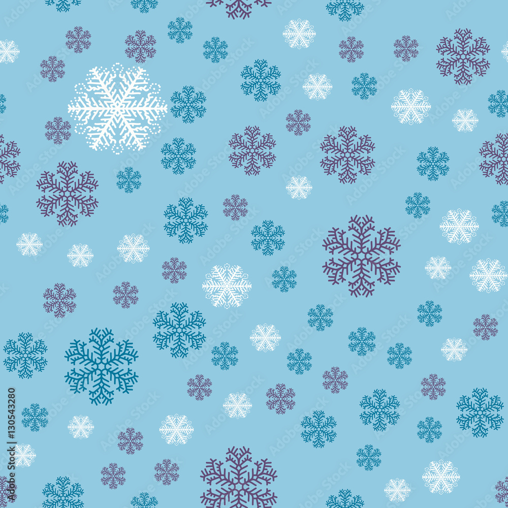 Seamless pattern - snowflake. Winter background. Seamless pattern - snowflake. Winter background.