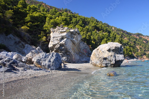 Velanio beache, Skopelos island, Sporades island, Greek island, Thessaly, Aegean Sea, Greece 
 photo