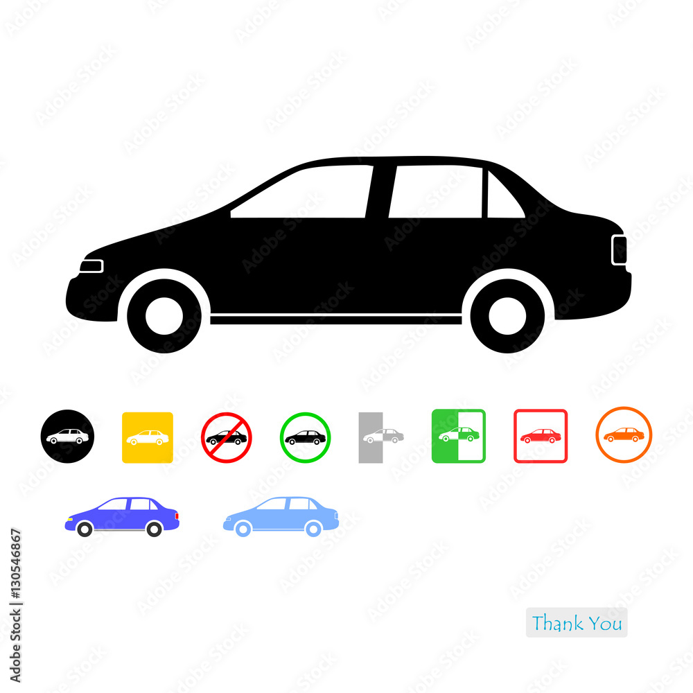 Car vector icon Car vector icon