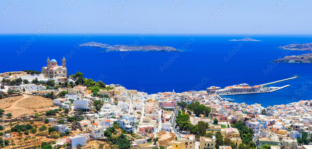 Traditional Greece series - Syros island, capital of Cyclades