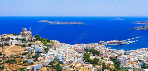 Traditional Greece series - Syros island, capital of Cyclades