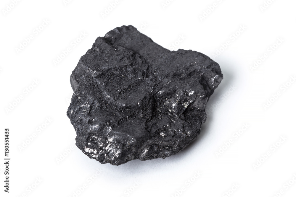 Natural wood charcoal Isolated on white Natural wood charcoal Isolated on white