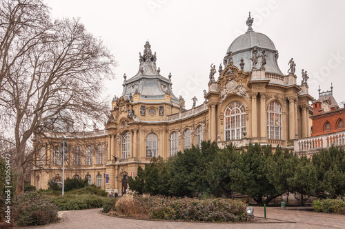 The exterior of the museum of Agriculture in Budapest