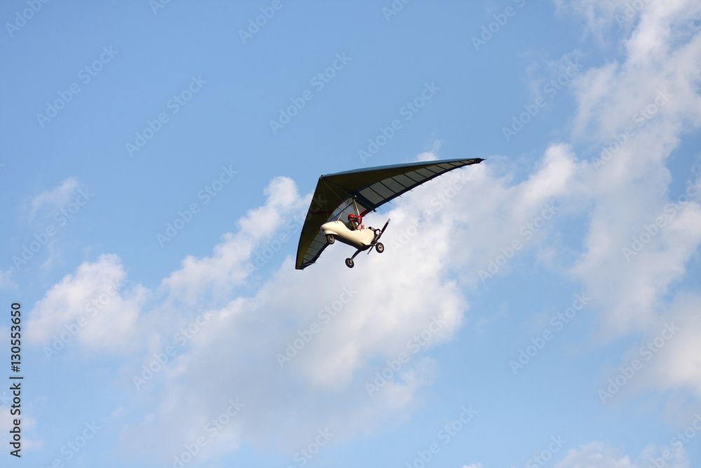 Hang gliding is flying in the sky Hang gliding is flying in the sky