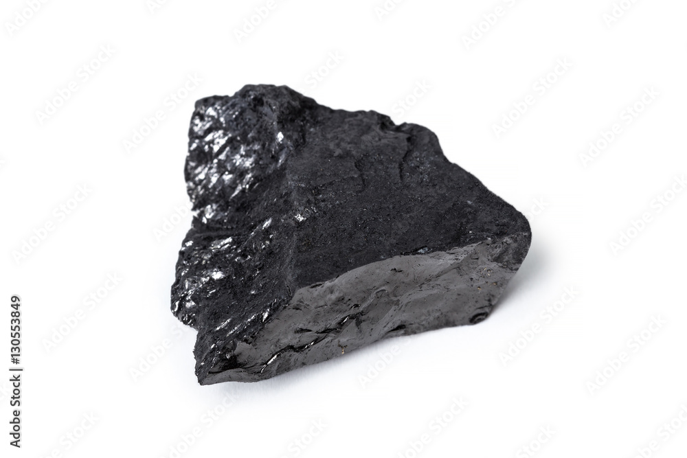 Natural wood charcoal Isolated on white Natural wood charcoal Isolated on white