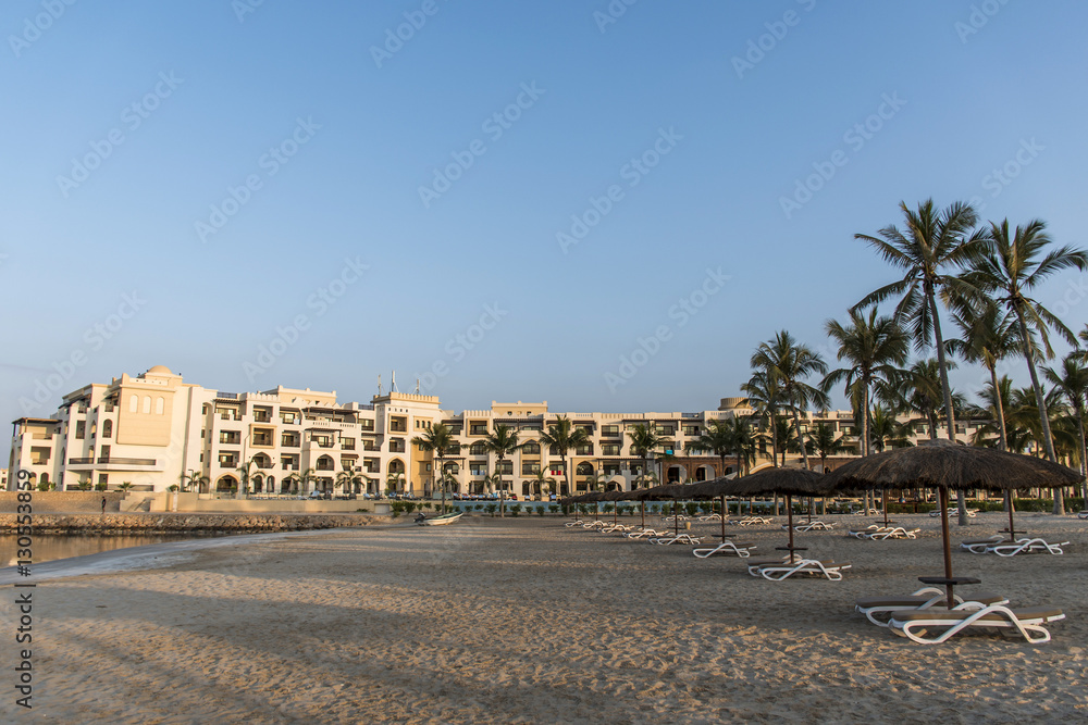 Sultanate Oman Souly Bay Beach and Hotels Oceanside 8