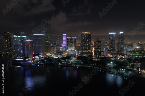 Aerial Downtown Miami Florida © Felix Mizioznikov