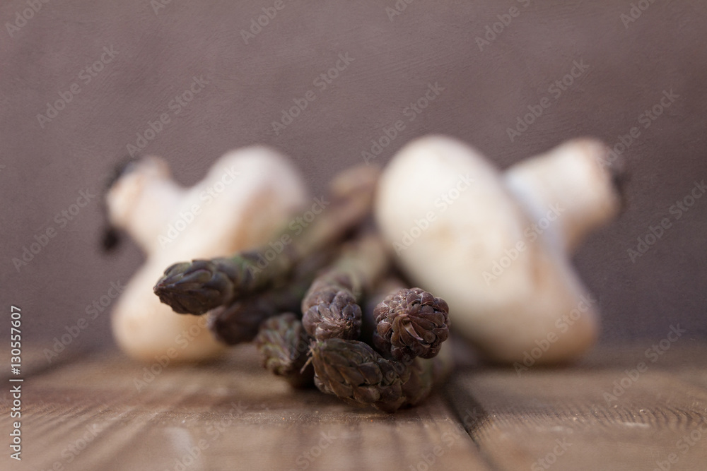 Asparagus & Mushrooms Asparagus & Mushrooms