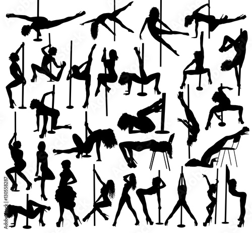 Striptease silhouettes