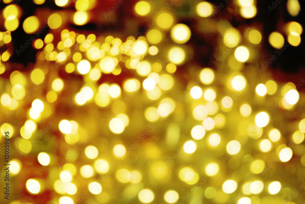 Obraz premium lichter weihnachten bokeh