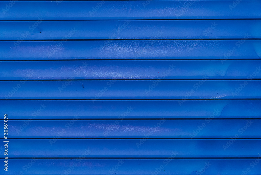 Texture blue metal wall