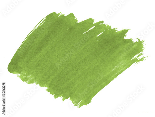 A fragment of the Greenery tones background painted with watercolors