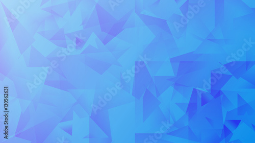 blue abstract background consisting of triangles