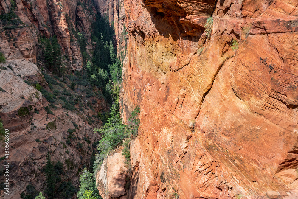 Narrow Canyon View