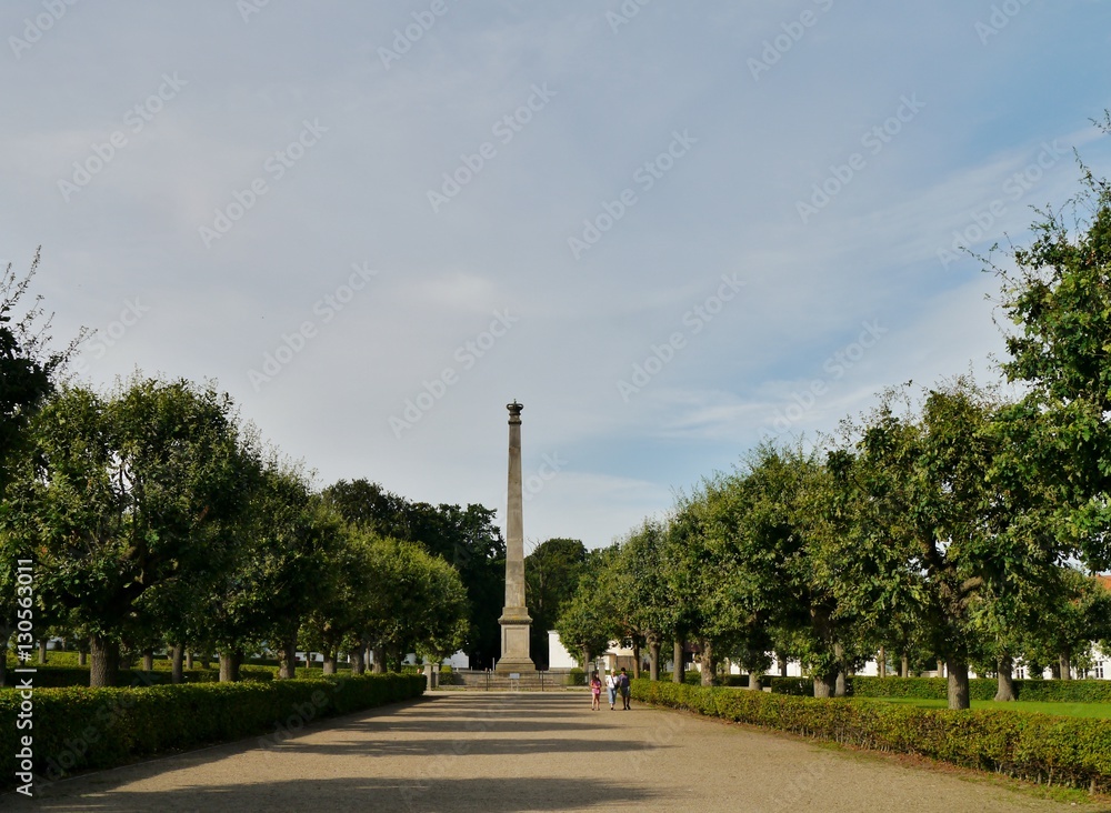 Obelisk in Putbus auf dem Circus