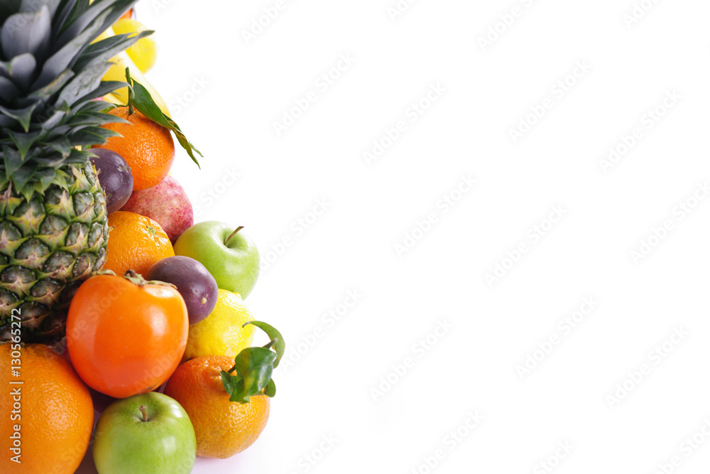 Sortiment verschiedener Obstsorten Sortiment verschiedener Obstsorten