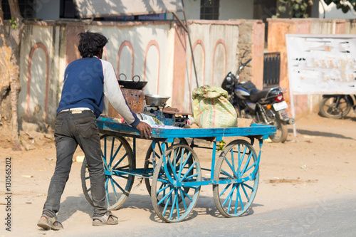 camel market Pushkar festival india street life and street food snacks