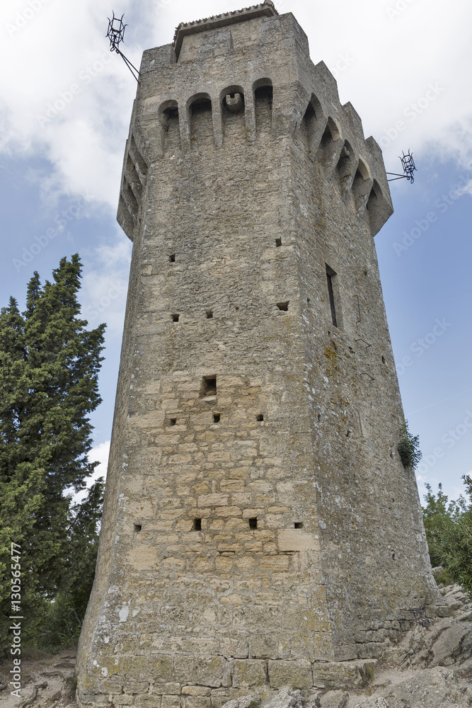Montale tower in San Marino.