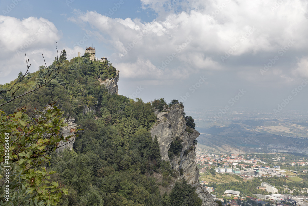 Cesta tower, one of three fortress in San Marino.