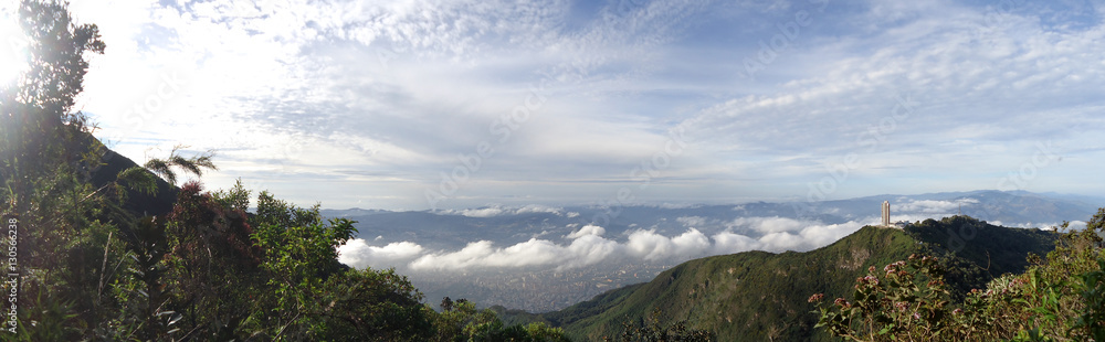 Caracas from the national park Avila