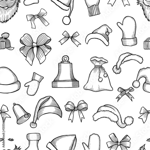 Christmas seamless vector pattern