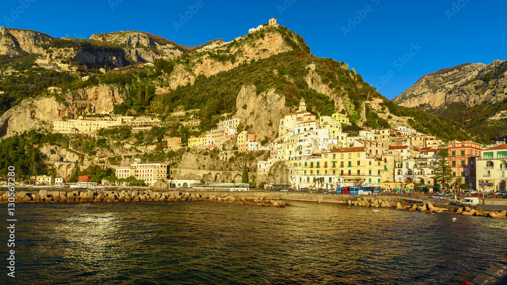 amalfi coast view in south Italy